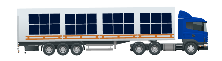Camion per trasporti nazionali a carico completo